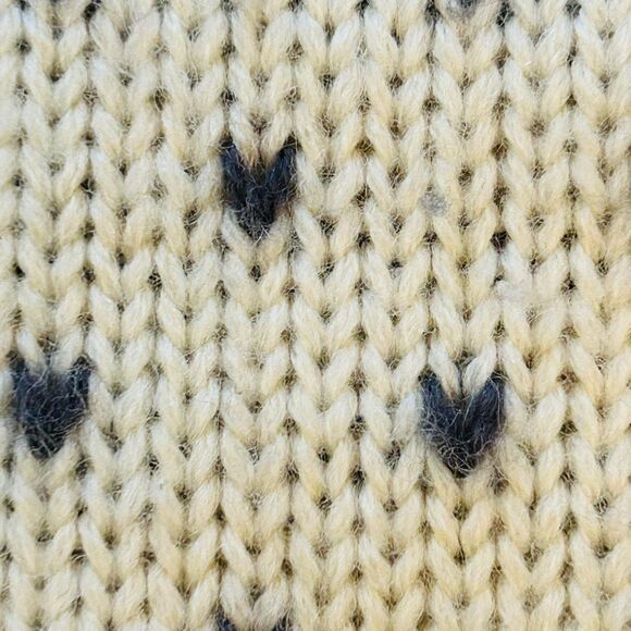 Vintage Fair Isle Nordic Sweater Size 38 Button Front Cardigan Wool Woodstock - Picture 5 of 15